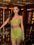Annico Sequin Coord Skirt Set