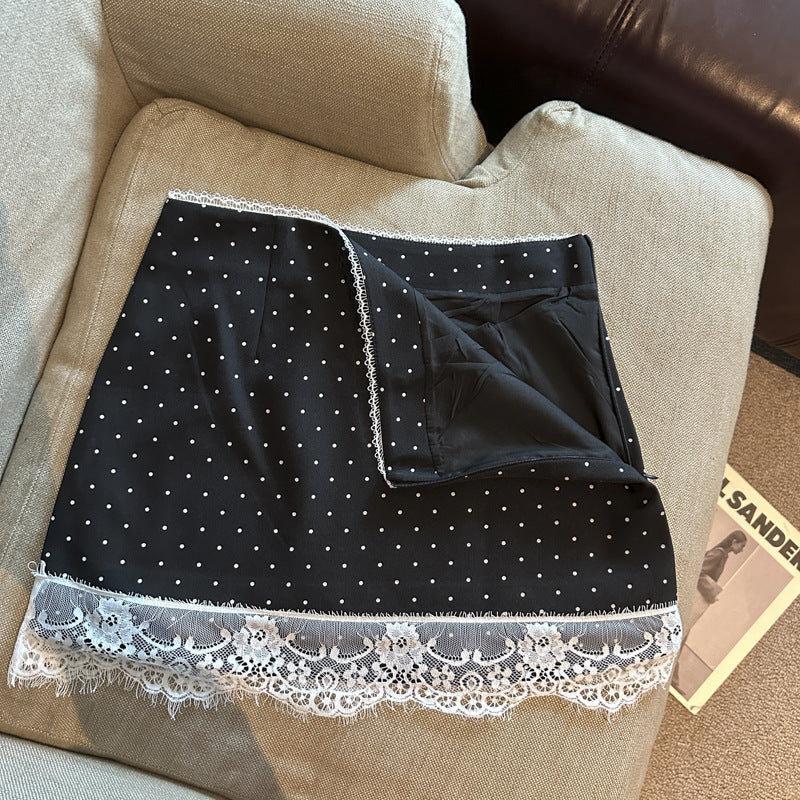 Britt Lace Polka Skorts