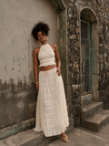 Carmela Backless Coord Skirt Set