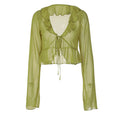 Dee Crop Ruffle Summer Shrug