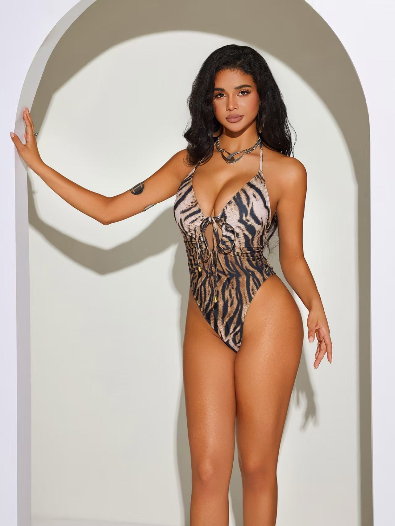 Diya One Piece Printed Swimsuit