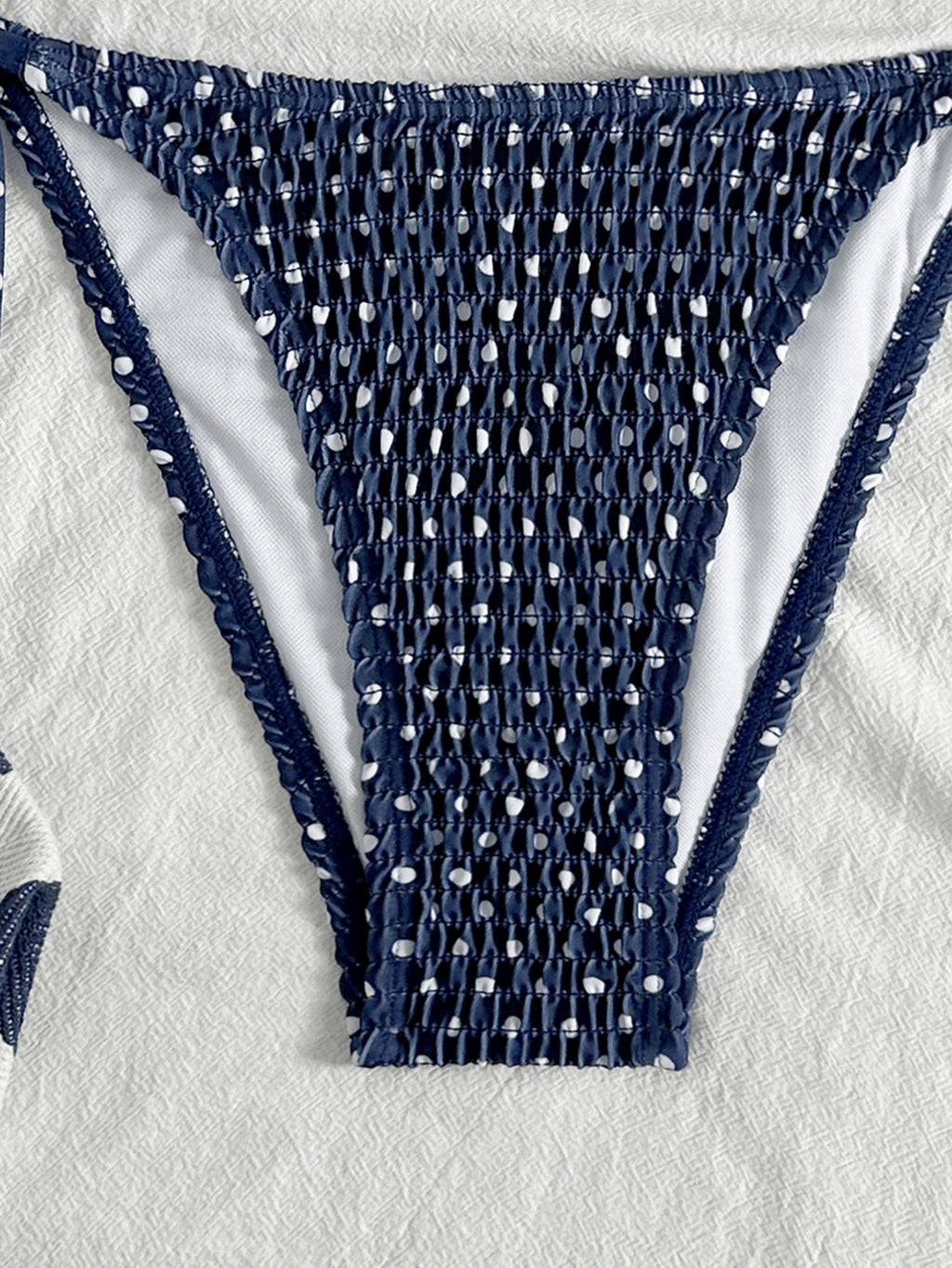 Indigo 2Pcs Polka Bikini Swimsuit