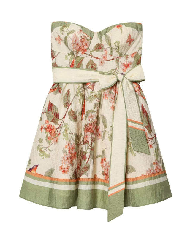 Isha Tube Mini Dress With Belt