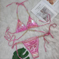 Lake Embellished 2Pcs Bikini Swimsuit