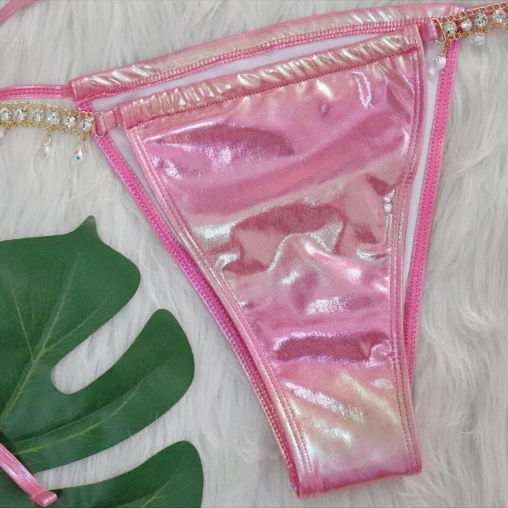Lake Embellished 2Pcs Bikini Swimsuit