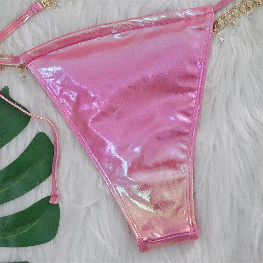 Lake Embellished 2Pcs Bikini Swimsuit
