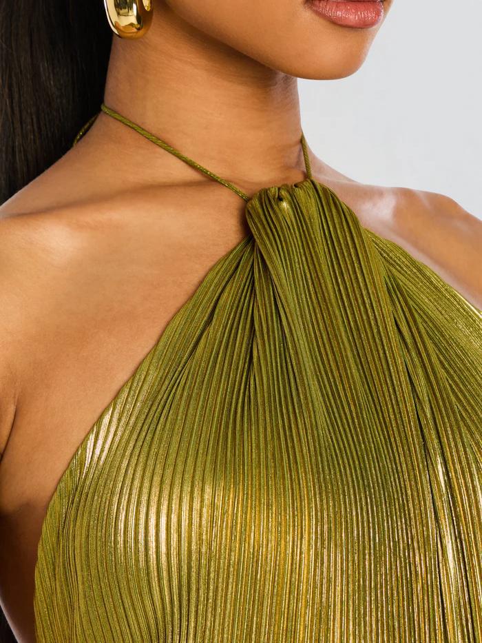 Saskia Backless Slit Maxi Dress